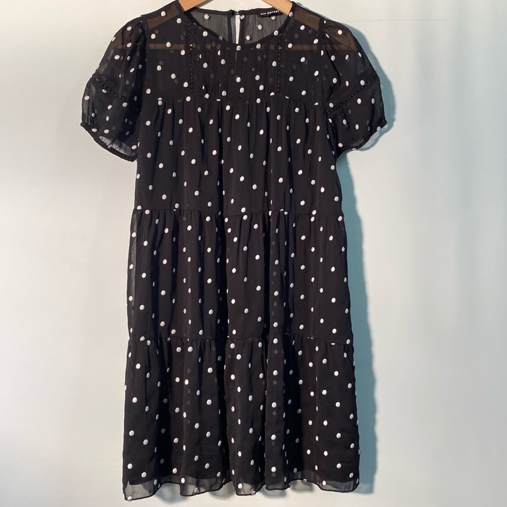 Blu Pepper - tiered swing mini dress. Size S